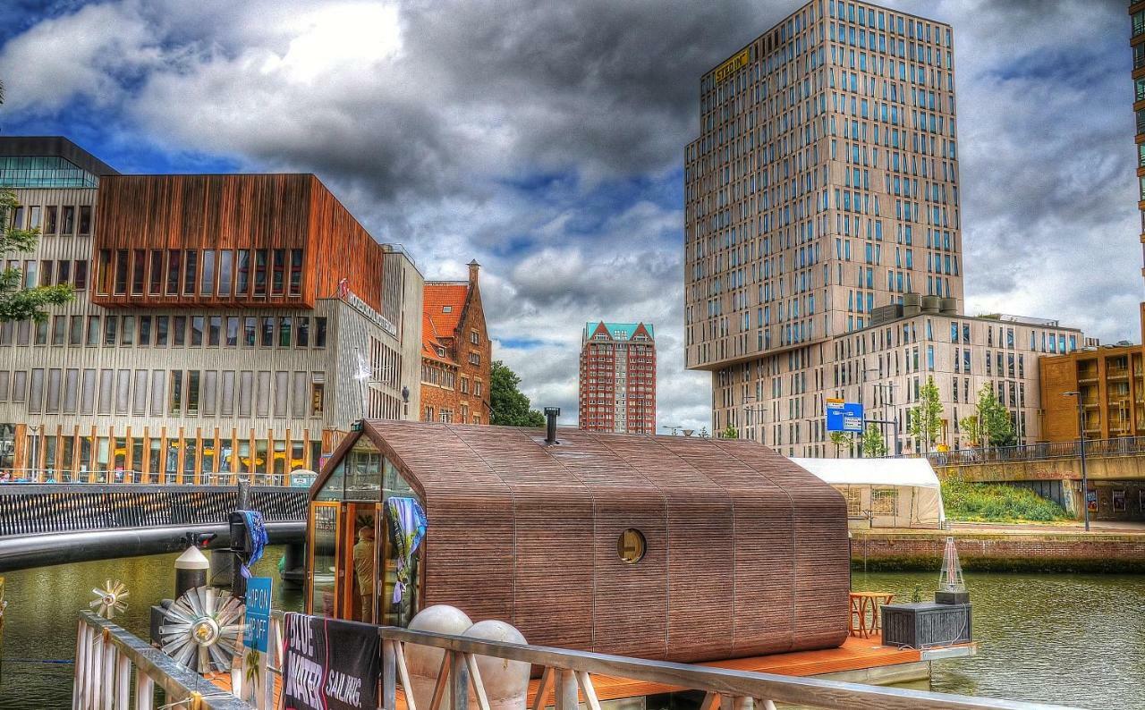 Wikkelboats At Wijnhaven Hotel Rotterdam Exterior photo