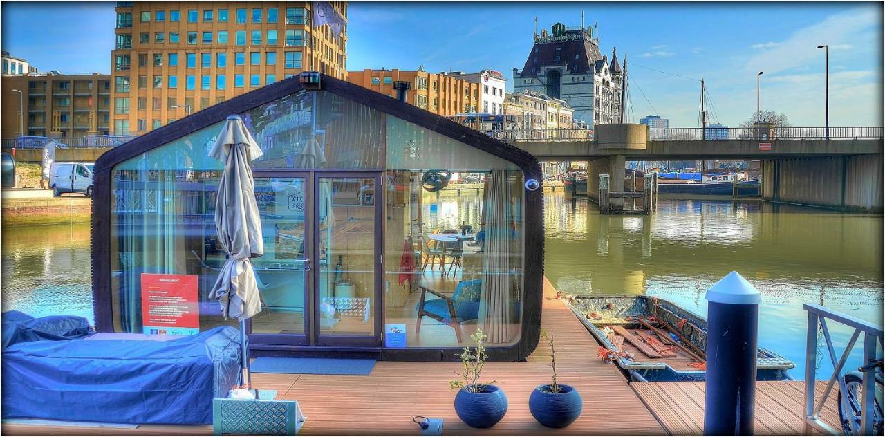 Wikkelboats At Wijnhaven Hotel Rotterdam Exterior photo