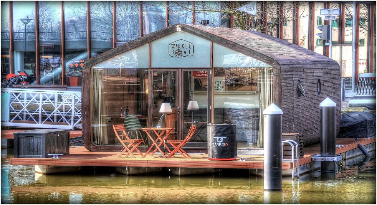 Wikkelboats At Wijnhaven Hotel Rotterdam Exterior photo